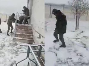 Şuşaya qar yağdı, 28 il sonra ilk dəfə ordumuz görüntülədi-Video.