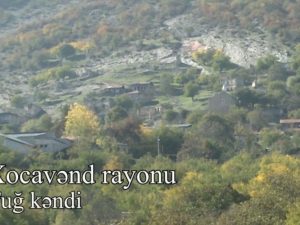 Xocavəndin işğaldan azad olunan Tuğ kəndi – Video
