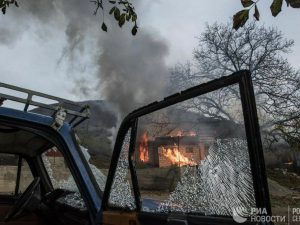 Ermənilər Laçını da yandırırlar – FOTO