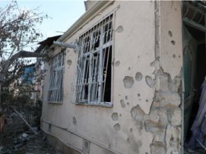 Düşmən Tərtərin kəndlərini atəşə tutur