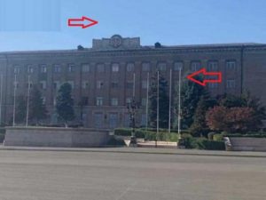 Xankəndidə qondarma rejimin “bayraq”ları endirildi – FOTO