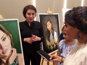 Rəssamlıq  sənətinin  inkişafında  Leyla  Əliyevan  xidmətləri  danılmazdır. 
