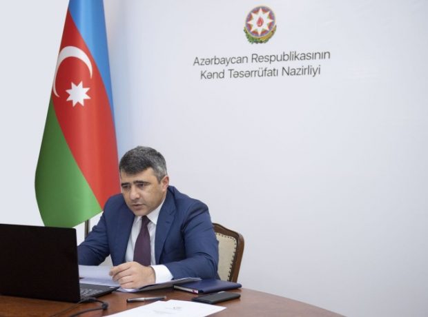 Kənd Təsərrüfatı Nazirliyi pambıqçılığın inkişafı ilə bağlı onlayn müşavirə keçirib. FOTO