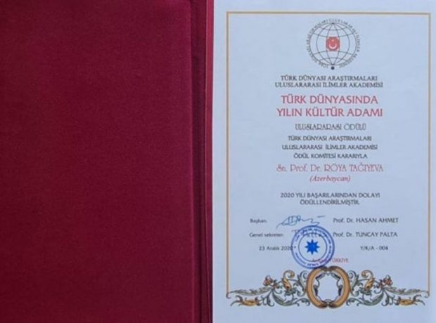 Əməkdar mədəniyyət işçisi “Qızıl ulduz” mükafatına layiq görüldü – FOTOLAR