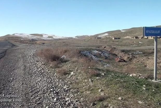 Müdafiə Nazirliyi Cəbrayılın Niyazqulular kəndindən videogörüntülər yayıb-VİDEO