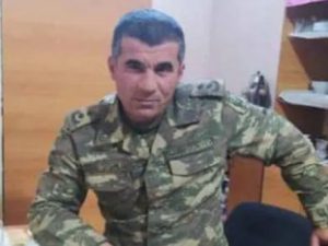 Azərbaycanda polkovnik-leytenant minaya düşüb.
