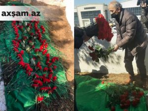 Fəxrəddin Manafovun həyat yoldaşı dəfn edildi – FOTOLAR