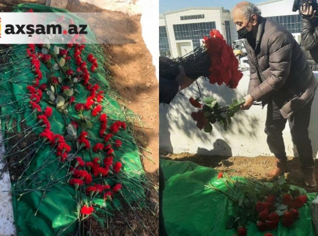 Fəxrəddin Manafovun həyat yoldaşı dəfn edildi – FOTOLAR