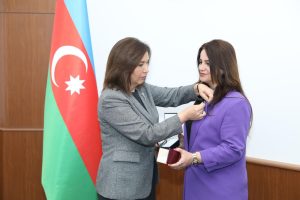 Prezidentin təltif etdiyi qadınlara “Tərəqqi” medalları təqdim edilib – FOTO
