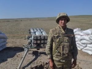Düşmənin müdafiə məntəqəsini məhv edən əsgərimiz – Video