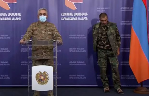 Ovannisyandan çox bitkin erməni hərbçi diqqət çəkdi… – Fotolar