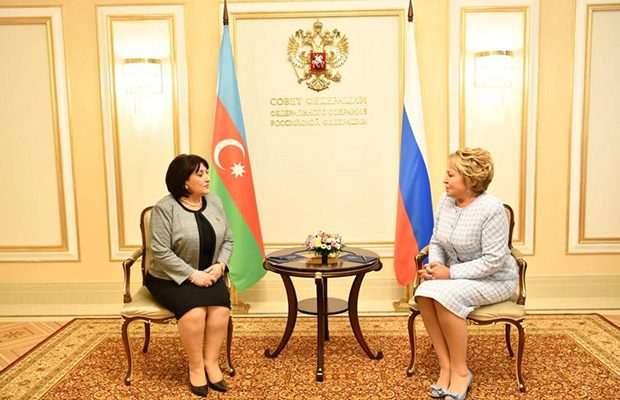 Sahibə Qafarova Matviyenko ilə erməni terrorundan danışdı