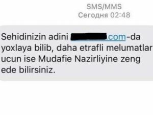 Düşmən saxta şəhid siyahıları hazırlayır -Xəbərdarlıq