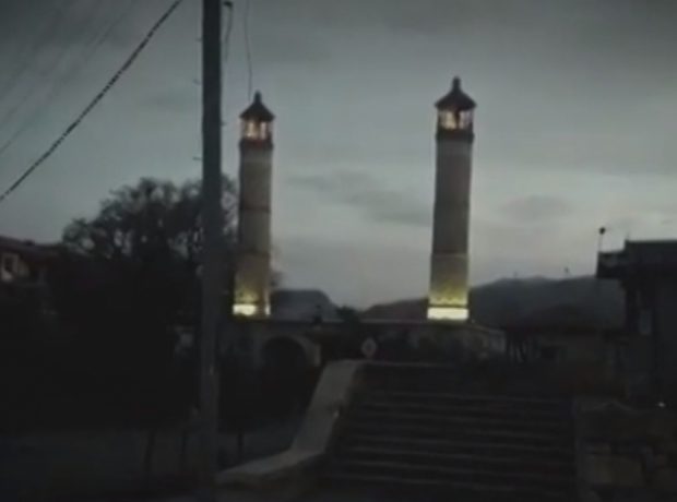 Şuşa məscidinə elektrik enerjisi verildi – Video