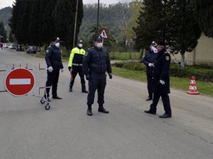 Şəkinin giriş-çıxışına polis postu quruldu