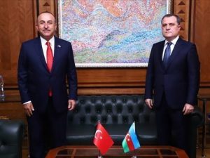 Ceyhun Bayramov türkiyəli həmkarını qarşılayıb – VİDEO