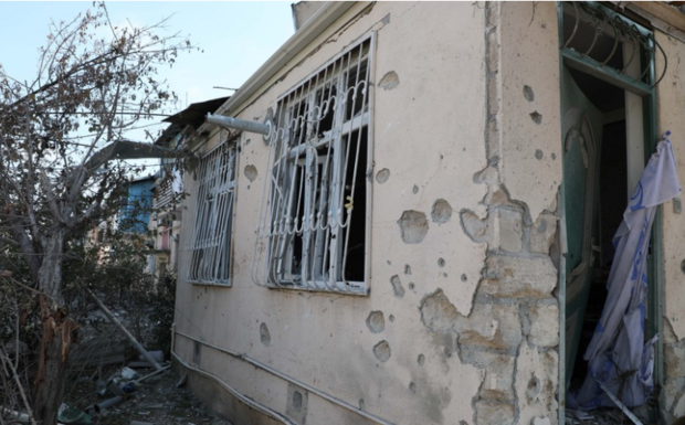Düşmən Tərtərin kəndlərini atəşə tutur