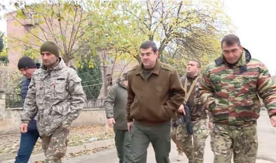 Separatçı lider Arayik Harutyunyan Xocavəndə gedib