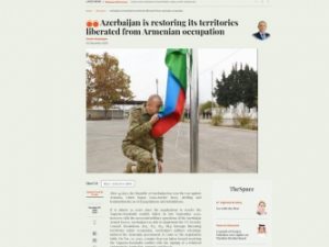 “Arabnews” qəzetində işğaldan azad edilmiş torpaqlarımızın bərpasından bəhs edən məqalə dərc olunub