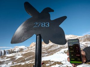 2783 metr hündürlükdə şəhidlərin şərəfinə lövhə – Fotolar