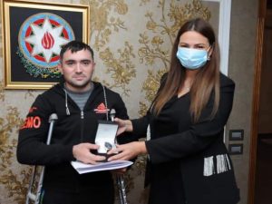 Qənirə Paşayeva qazi Mehman Məmmədovu tarixi qələbə münasibətilə təbrik edib- FOTOLAR