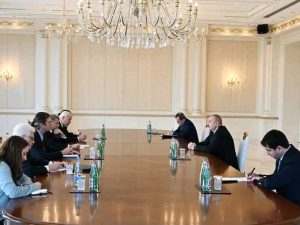 Prezident Minsk qrupunun Fransadan və ABŞ-dan olan həmsədrlərini qəbul edib.