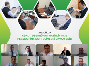 Gələn il aqrar sahə ilə bağlı yeni istiqamətlər üzrə təlimlər keçiriləcək FOTOLAR