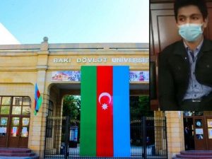 BDU-dan qovulan tələbə universitetə bərpa olundu