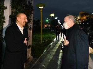 İlham Əliyev və Rəcəb Tayyib Ərdoğan birgə şam ediblər – VİDEO