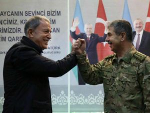 Hulusi Akar Bakıya gəldi – VİDEO/FOTO