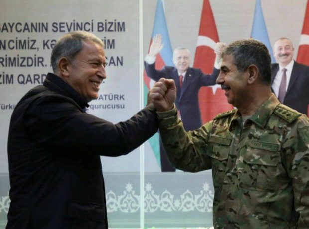 Hulusi Akar Bakıya gəldi – VİDEO/FOTO