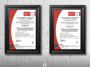 Kənd Təsərrüfatı Nazirliyi İSO 9001:2015 və İSO 14001:2015 beynəlxalq sertifikatlarını əldə edib