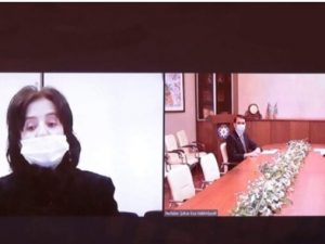 Millət vəkili Naftalanda icra başçısı ilə onlayn qəbul keçirdi – Fotolar