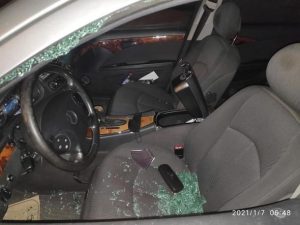 Sumqayıtda jurnalistin avtomobili qarət edildi – FOTO