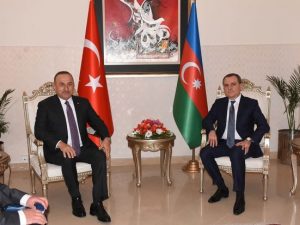 Ceyhun Bayramov Mevlüt Çavuşoğlu ilə görüşüb – FOTO