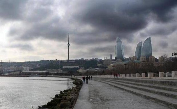Sabah Bakıda hava dəyişkən buludlu olacaq