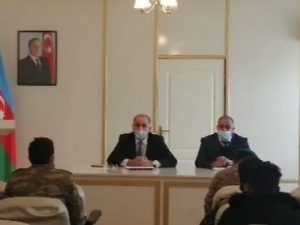Göyçayda Vətən müharibəsinin döyüşçüləri ilə görüş keçirilib.