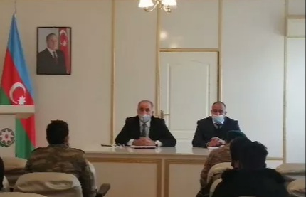 Göyçayda Vətən müharibəsinin döyüşçüləri ilə görüş keçirilib.