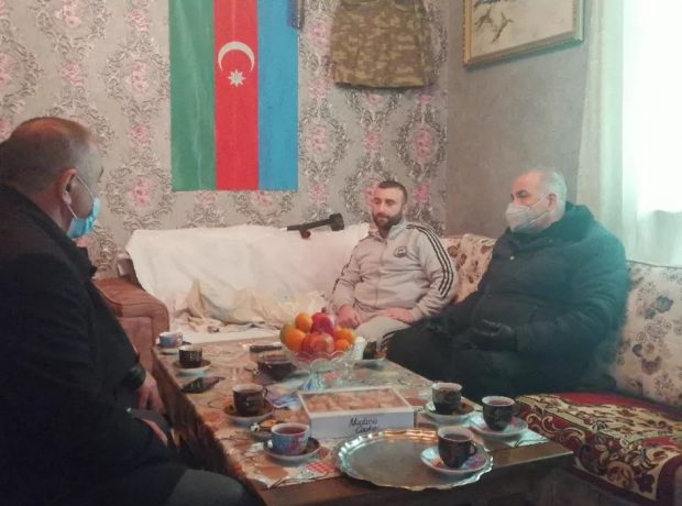 Göyçayın icra başçısı şəhid və qazi ailələri ilə görüş keçirib. FOTOLAR