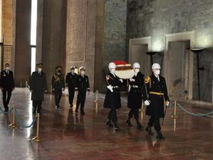Azərbaycan Hərbi Dəniz Qüvvələrinin nümayəndə heyəti Türkiyədə səfərdədir
