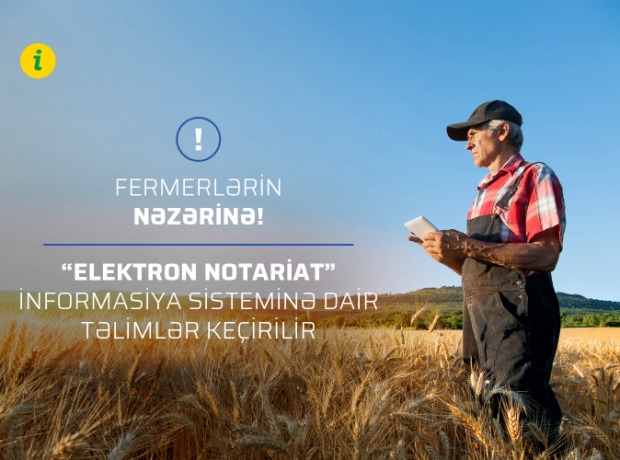 Rayonlarda “Elektron notariat” informasiya sisteminə dair təlimlər keçirilməsi nəzərdə tutulur