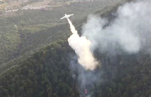 Hirkandakı yanğının söndürülməsinə təyyarə cəlb edildi