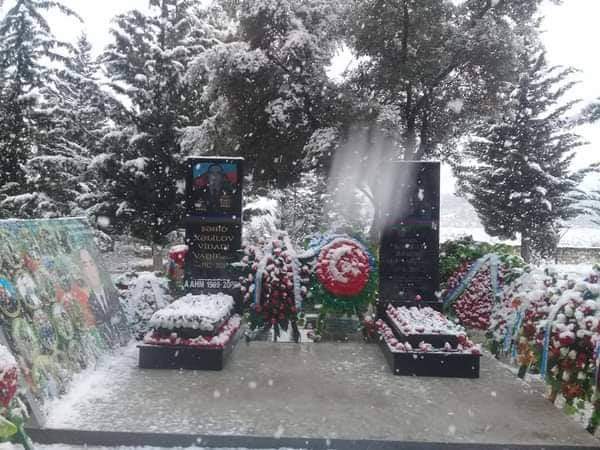 Göyçayda şəhidlər anıldı.