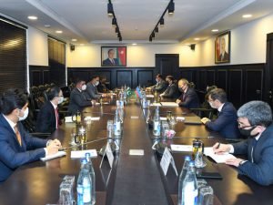 Mikayıl Cabbarov pakistanlı generalla müzakirə apardı  – FOTOLAR