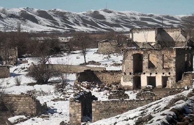 Qubadlının daha bir kəndin videogörüntüləri