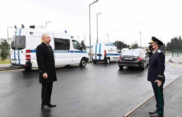 Prezident Baş Prokurorluğun yeni inzibati binasının AÇILIŞINA QATILDI