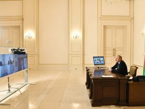 İlham Əliyev videoformatda qəbul keçirdi