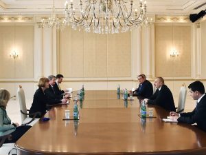 Prezident İlham Əliyev Vendi Mortonu qəbul edib – FOTOLAR