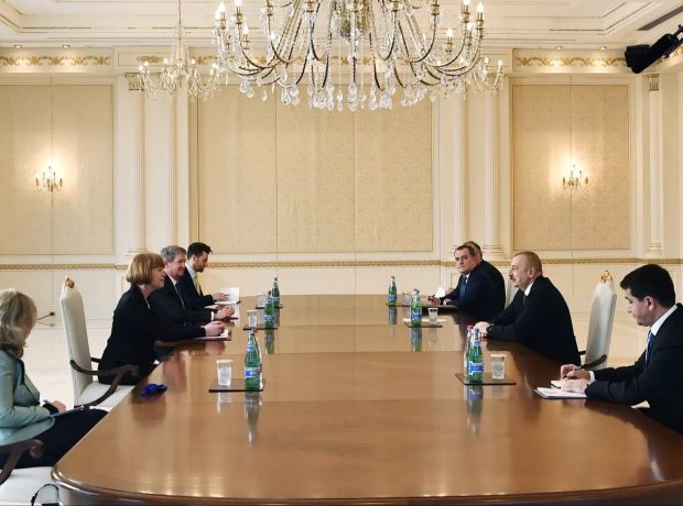 Prezident İlham Əliyev Vendi Mortonu qəbul edib – FOTOLAR