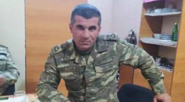Azərbaycanda polkovnik-leytenant minaya düşüb.